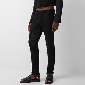 BRAND NEW Julius 7 Dual Material Black Pant